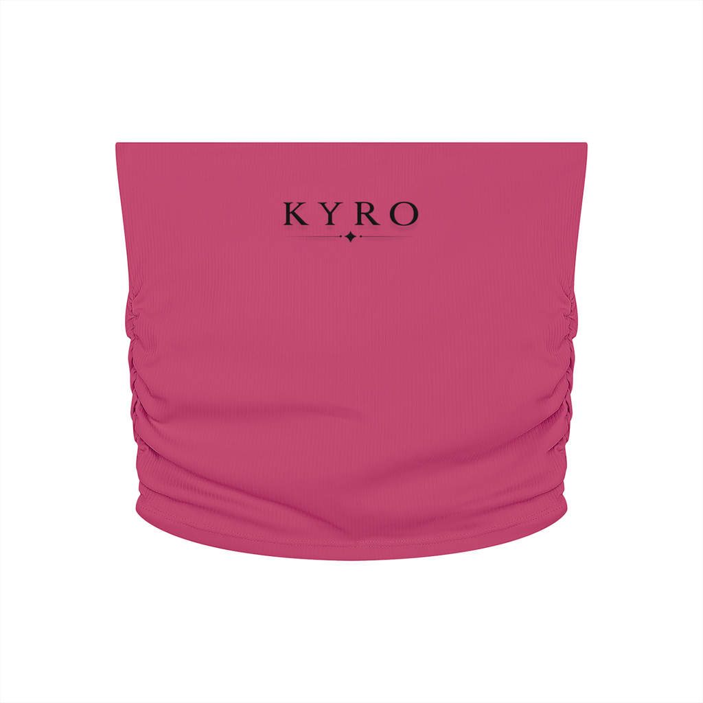 Women’s Ruched Cropped Tube Top