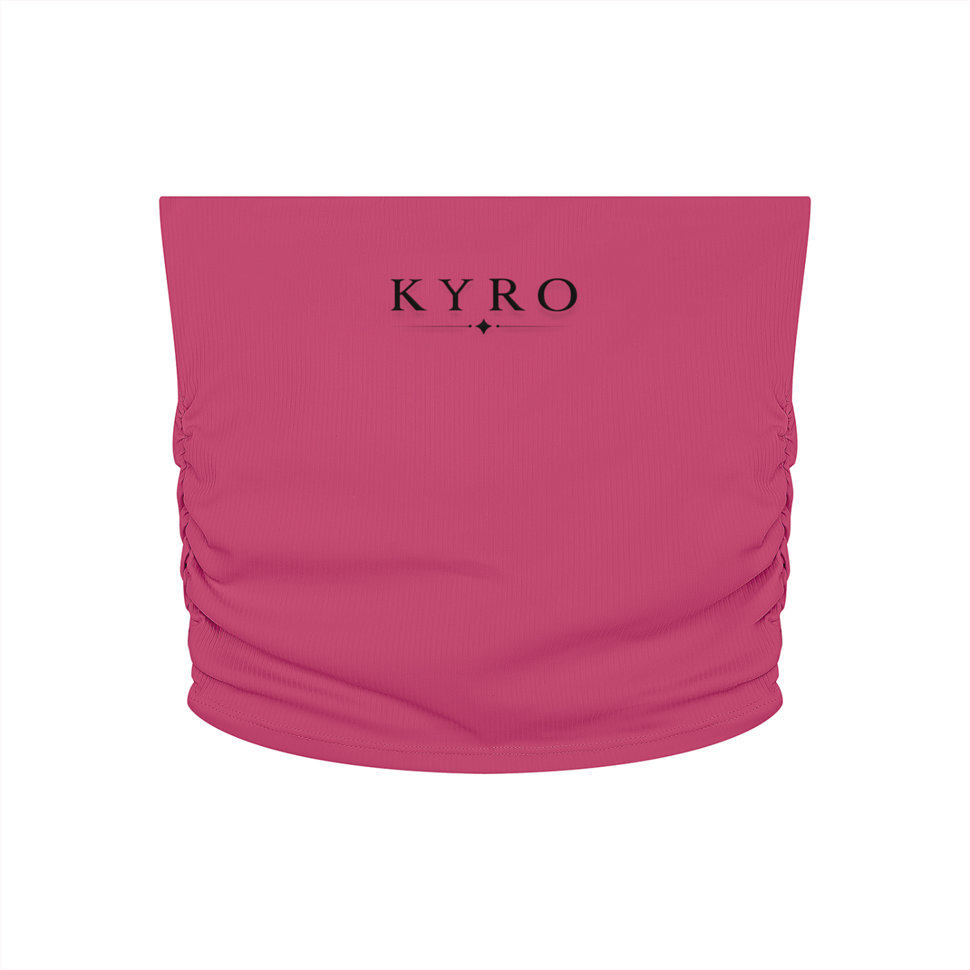 Women’s Ruched Cropped Tube Top
