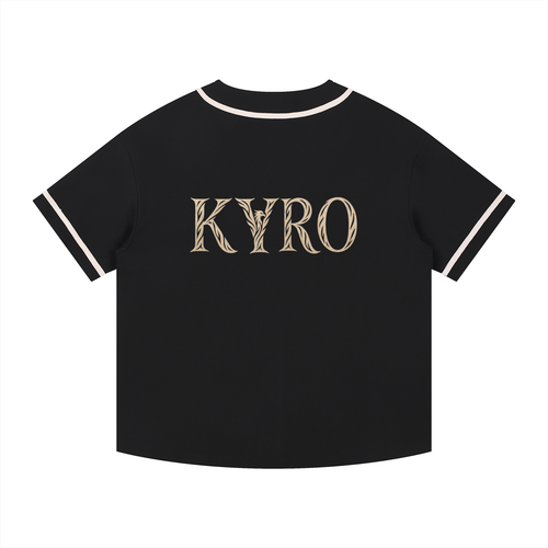 Contrast Piped Button-Up Jersey