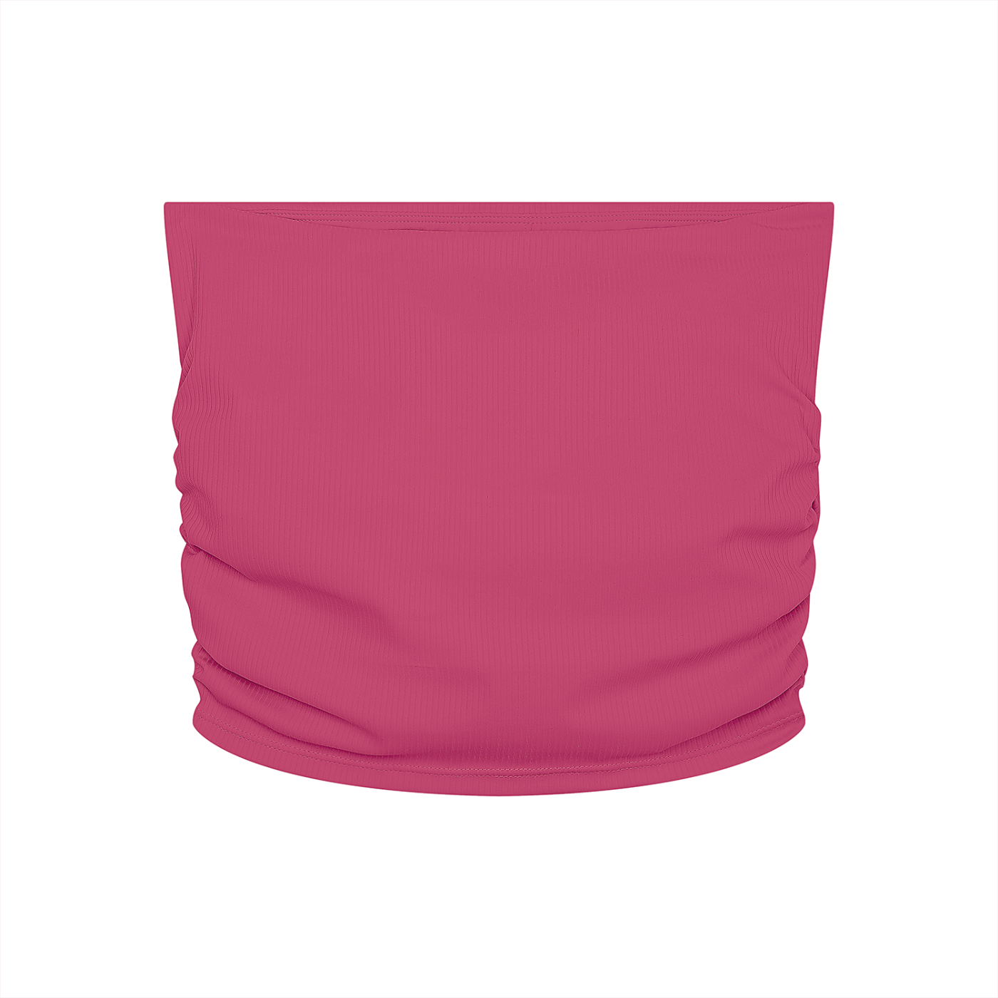 Women’s Ruched Cropped Tube Top