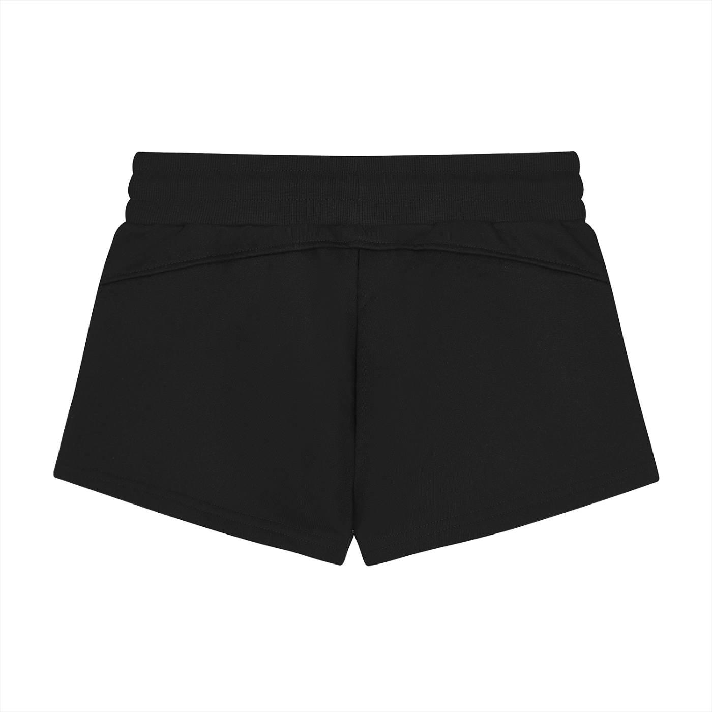 Women's Drawstring Black Shorts