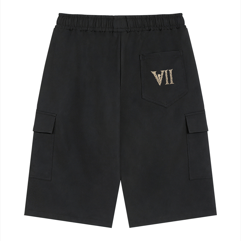 Unisex Drawstring Cargo Shorts