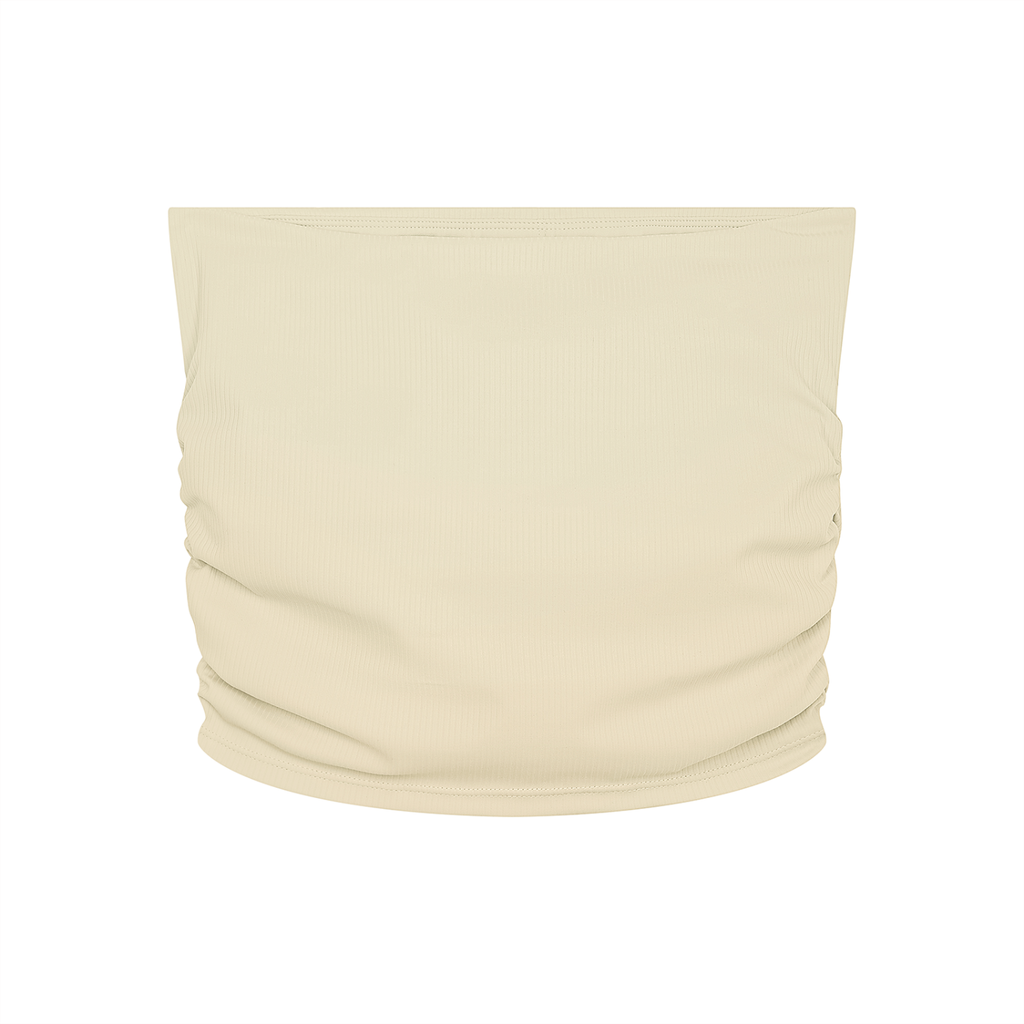 Women’s Ruched Cropped Tube Top