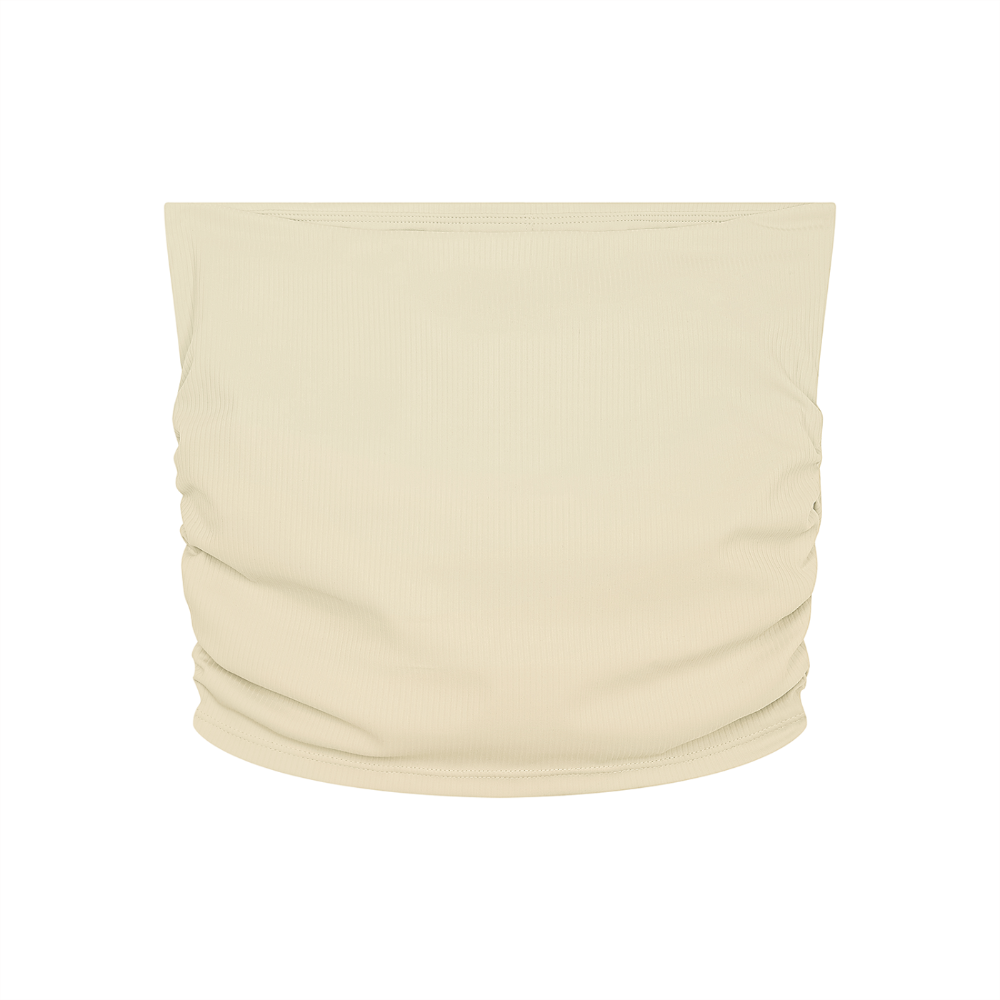 Women’s Ruched Cropped Tube Top