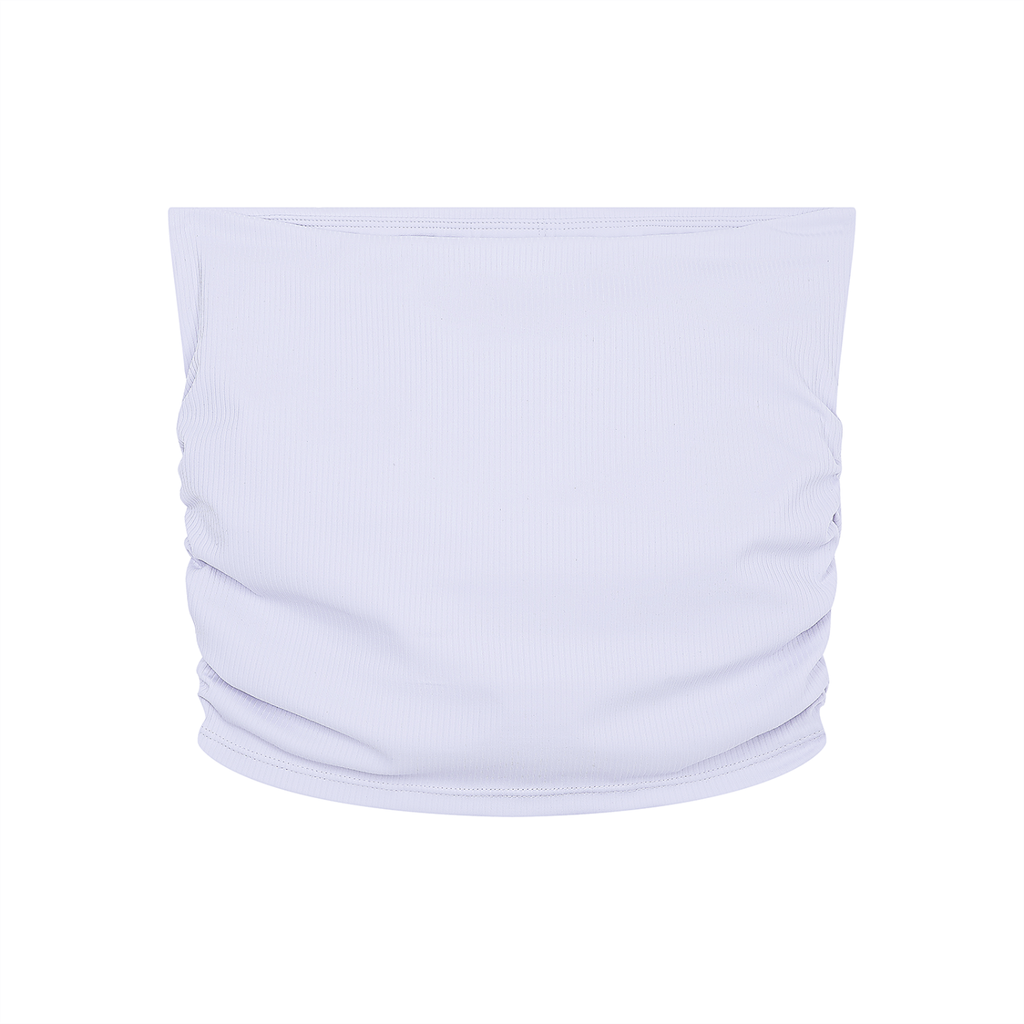 Women’s Ruched Cropped Tube Top