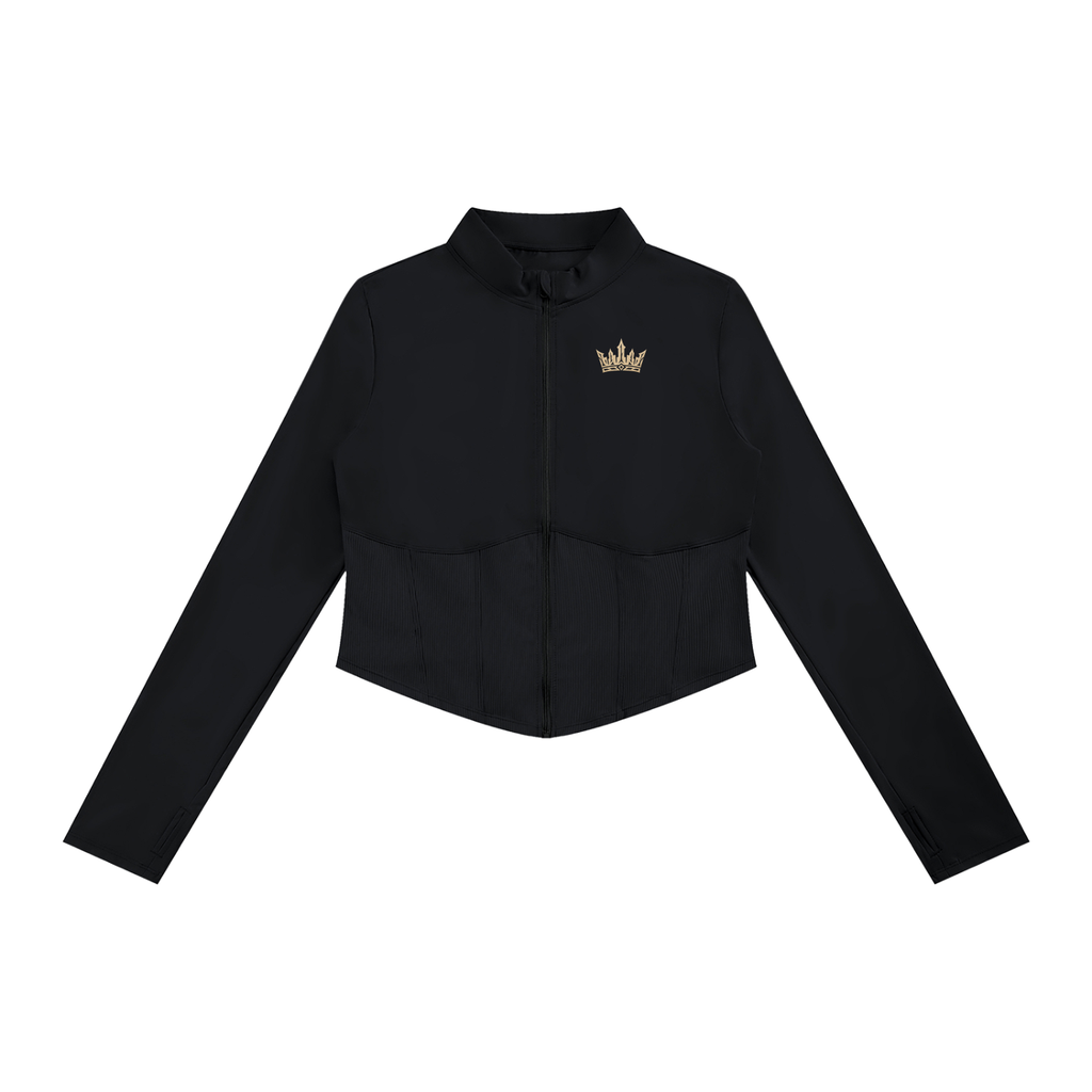 Women's Slim Fit Full-Zip Yoga Jacket